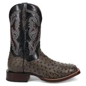 Alamosa Ostrich Square Toe Cowboy Boots