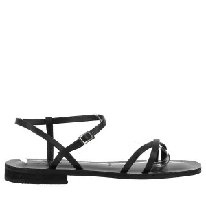 Antichi Romani 244 Black Sandal