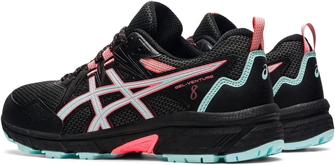 ASICS Women's Gel-Venture 8 Running Shoe Black/Clear Blue