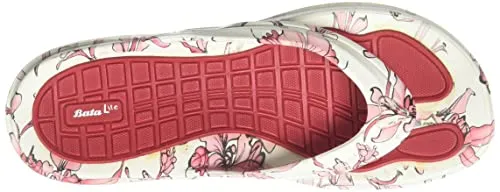 Bata Womens Red Hawaii Slippers, Size 6 UK - 5715306