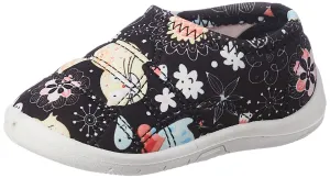 Bubblegummers Kids Printed Softy Sneakers, Black, 5, (1596722)