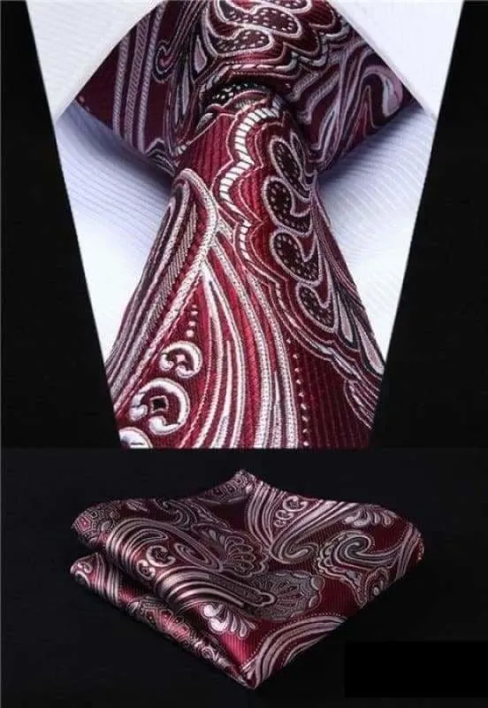 Classic Woven Silk Necktie Set