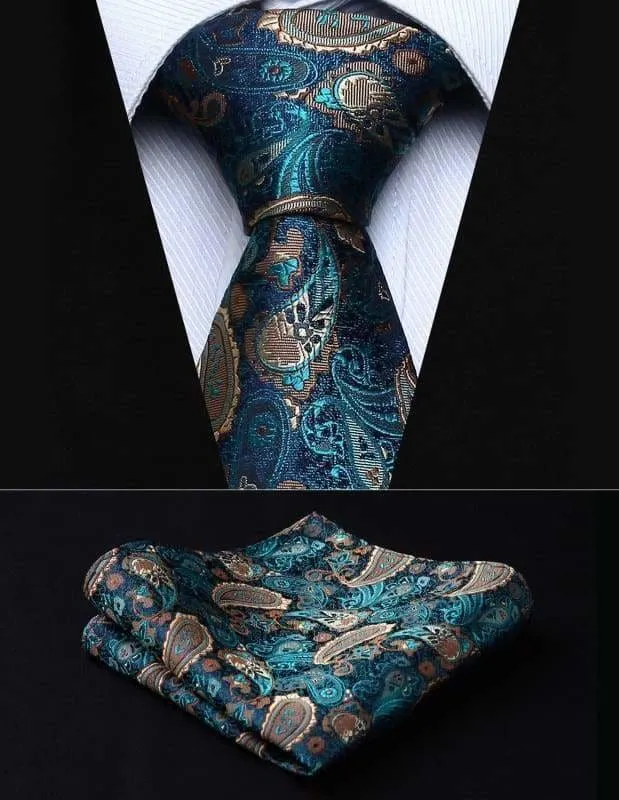 Classic Woven Silk Necktie Set