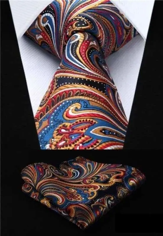 Classic Woven Silk Necktie Set