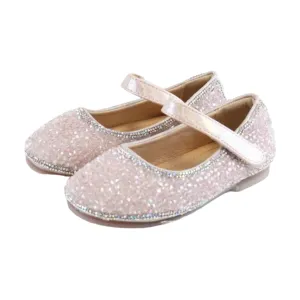 Clear Stone Flat Shoes for Girls