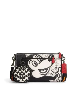 Coach Women's Black & Chalk Multi Disney Mickey Mouse X Keith Haring Holden Crossbody