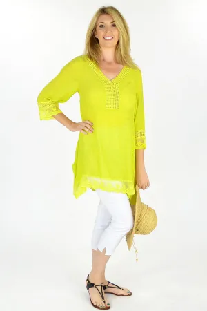 Lime Yellow Yamba Tunic