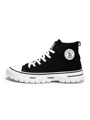 New High Top Sporty Casual Fashion Breathable Canvas Shoes