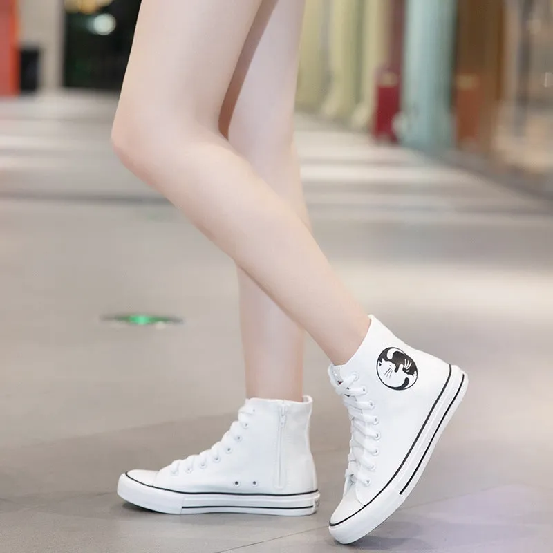 Owlkay Casual   Breathable High-Top Shoes