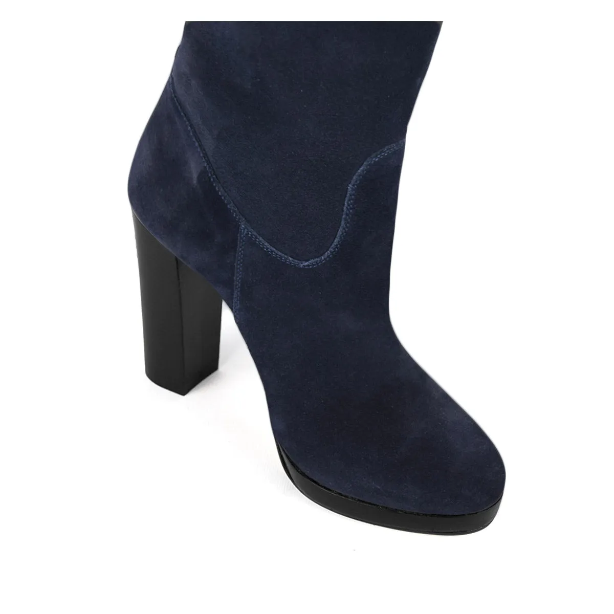 Ribes suede, night blue