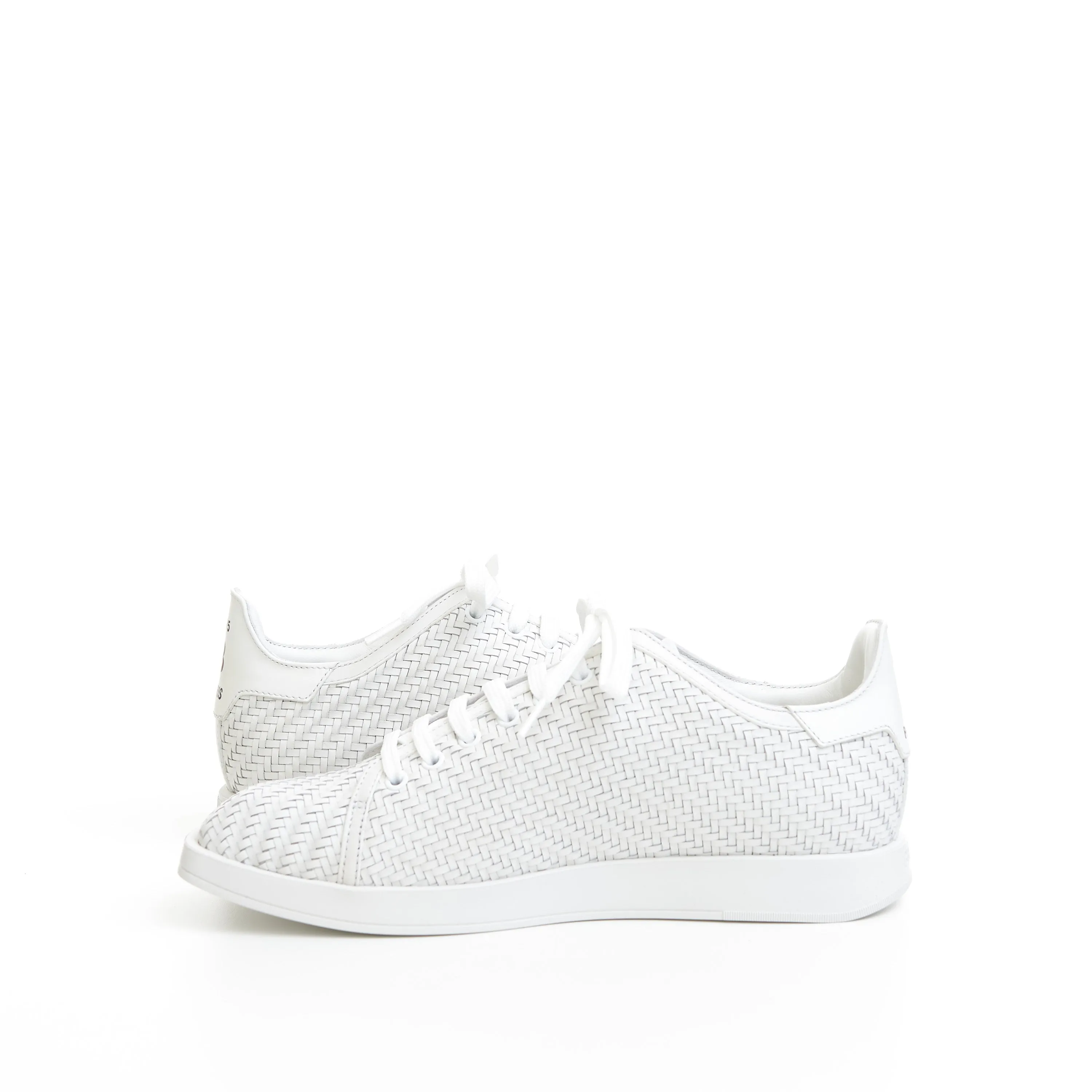 Stellar Sneakers In White Braided Calf Leather