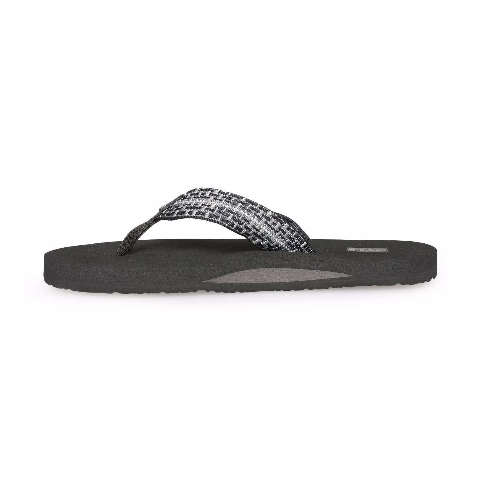 Teva Mush II Tartan Black Flip Flops