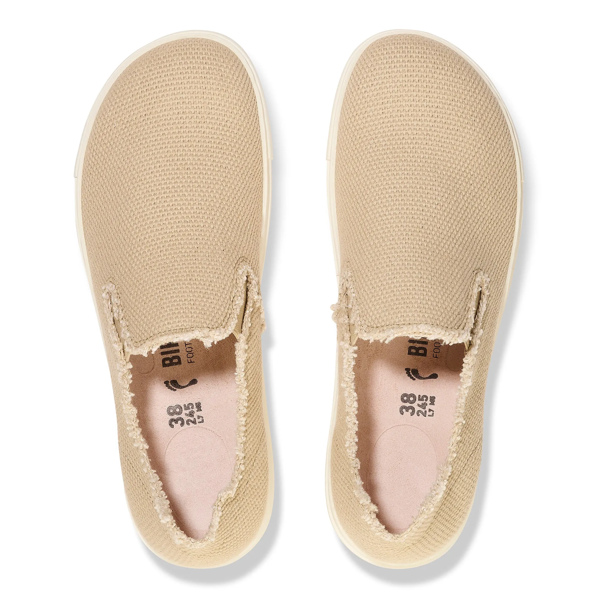 Women's Birkenstock Bend Decon Slip On Textile Color: Sandcastle